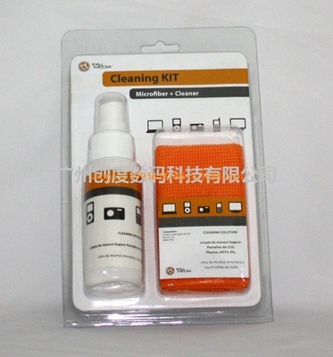 数码清洁用品-工厂专业生产OEM定做电脑清洁剂珍珠巾 数码清洁组 清洁套装-数码